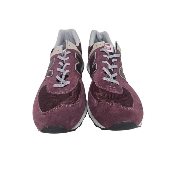New Balance Men's 574 Core M574EGB Athletic Shoe Burgundy Size 18D - Picture 6 of 8